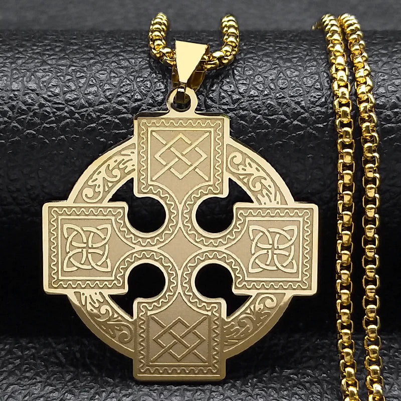 Croix Viking Insulaire — Héritage des Îles du Nord