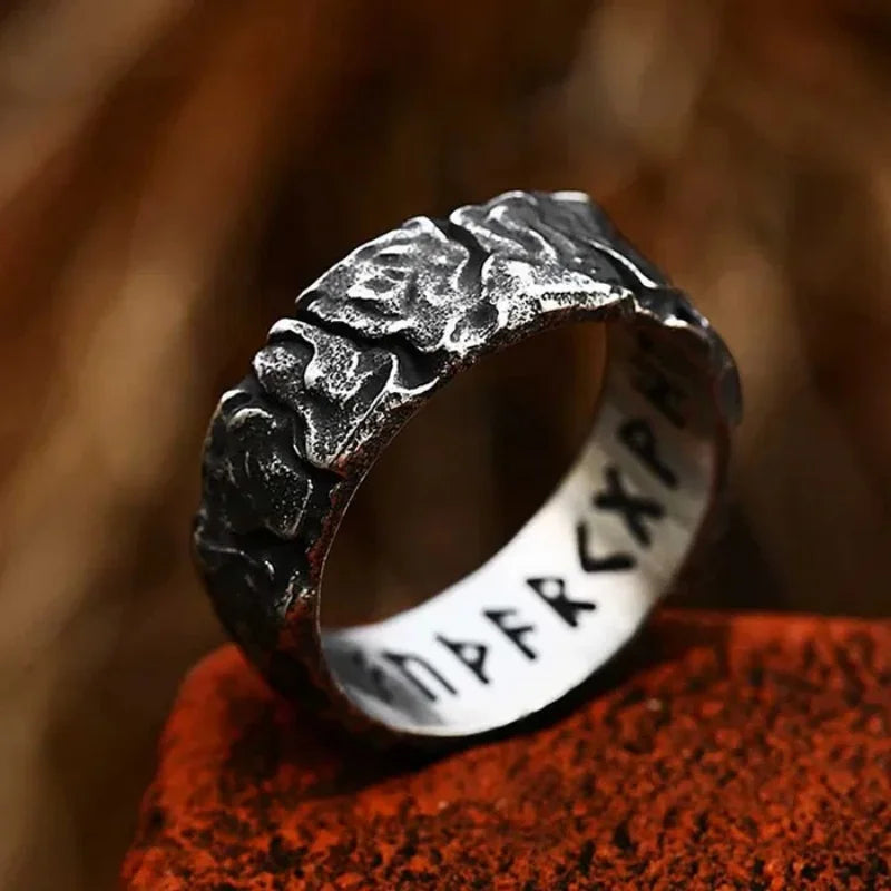bague martelee