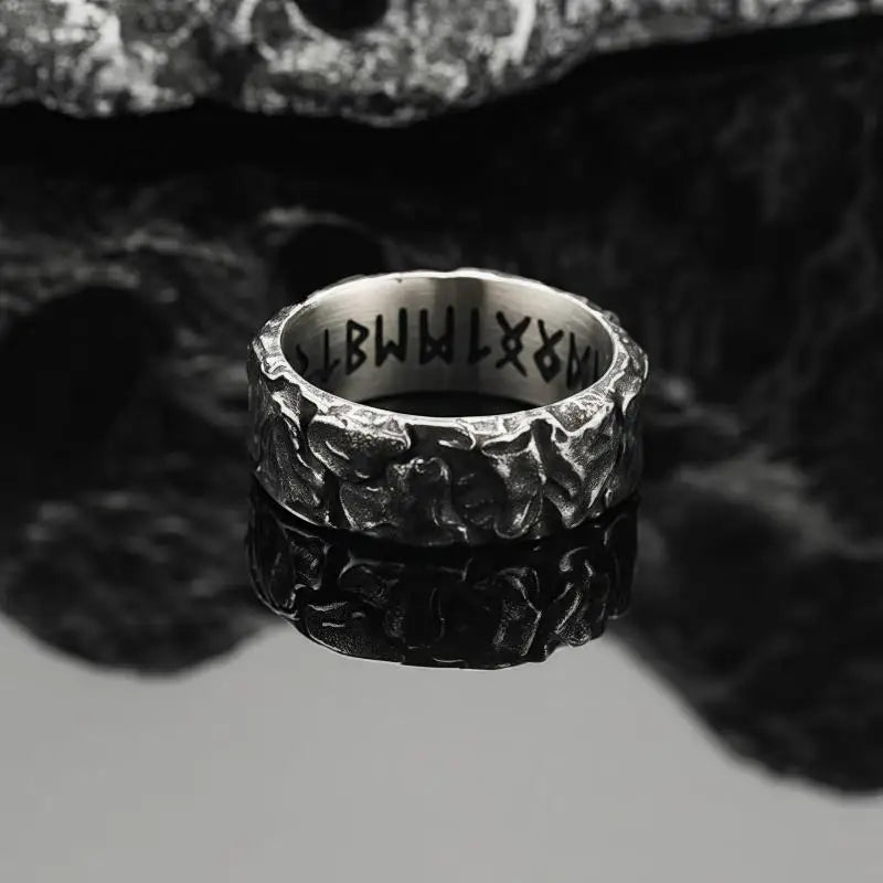 bague martelee